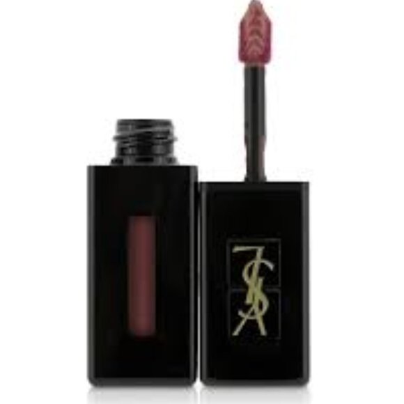 40% SALE 💋YSL 407 CARMIN SESSION Yves Saint Laurent Vinyl Cream Lip Stain ✨BNIB - Picture 6 of 9